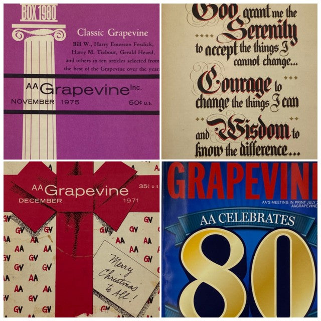 Alcoholics Anonymous Grapevine — Vintage Issues — Recovery Collectibles