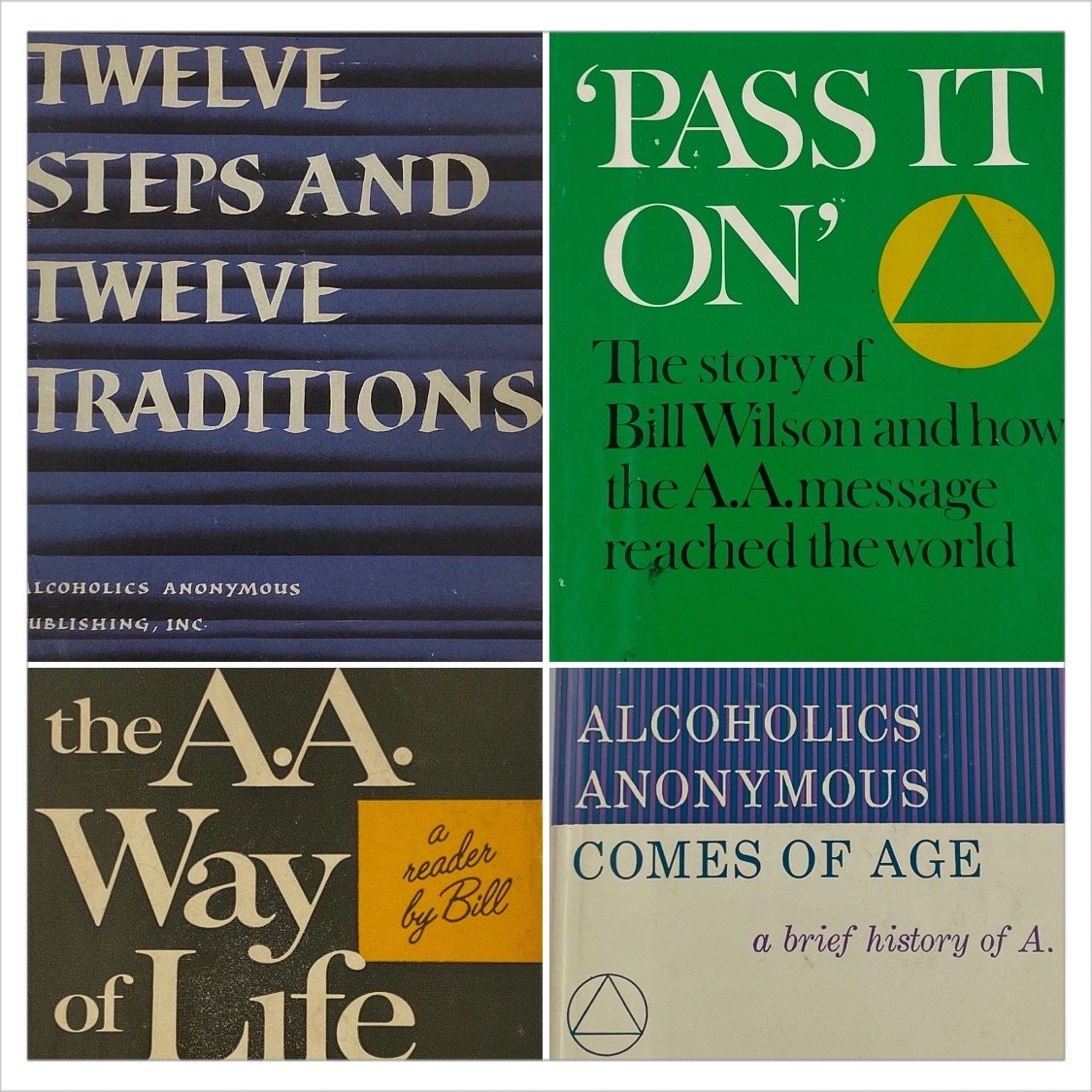 Alcoholics Anonymous Conference Approved Books Recovery Collectibles