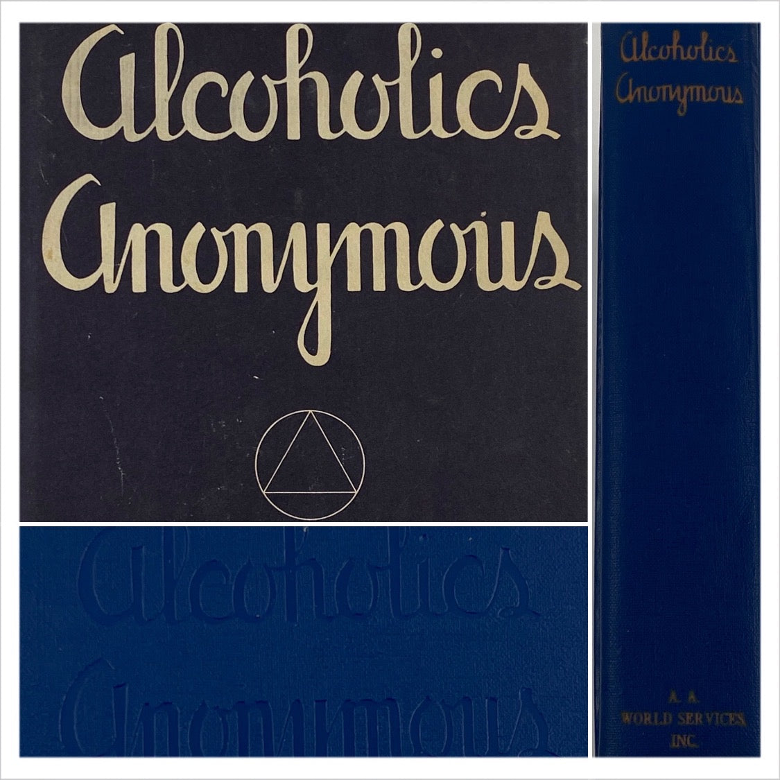 Alcoholics Anonymous Second edition Big Book Original Jackets