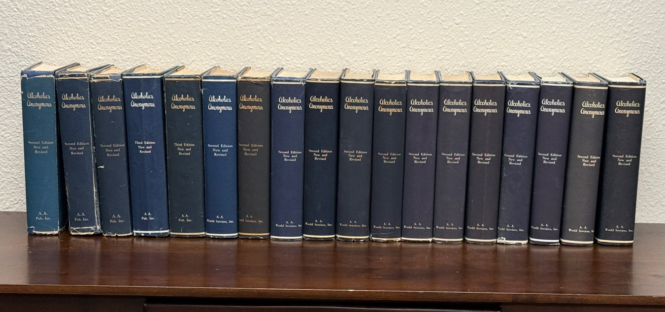 Alcoholics Anonymous Second edition Big Book Original Jackets