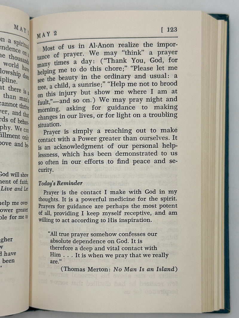 One Day At A Time In Al-Anon - First Printing from 1968