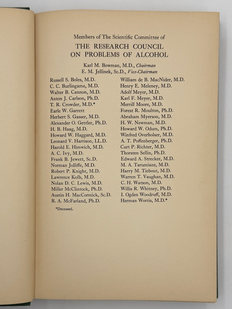 Alcohol Addiction and Chronic Alcoholism by E. M. JELLINEK