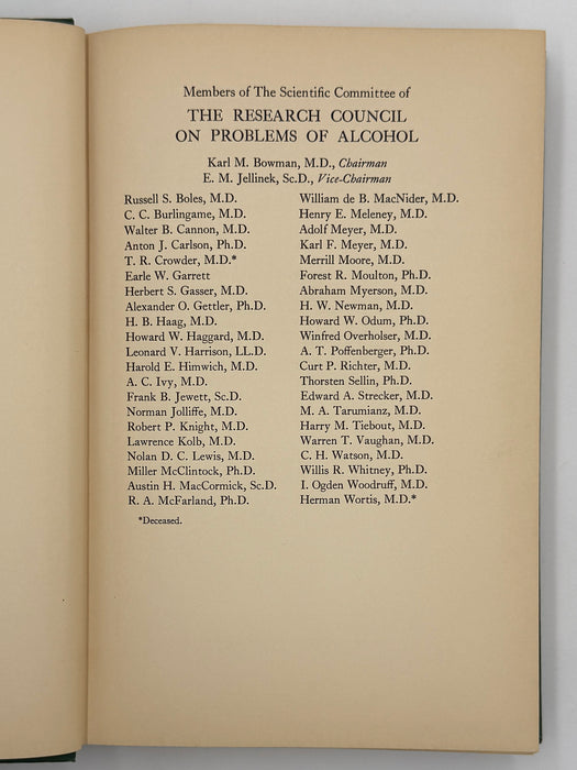 Alcohol Addiction and Chronic Alcoholism by E. M. JELLINEK