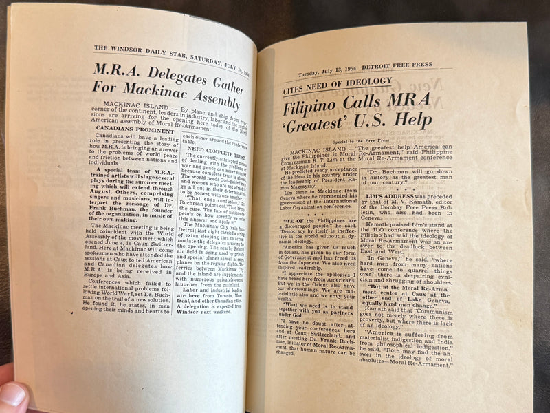Moral Re-Armament Assembly — Mackinac Island, Michigan — July–September 1954