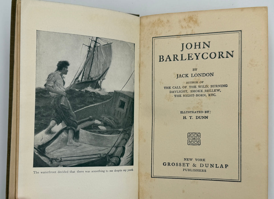 John Barleycorn by Jack London - First Printing from 1913 with ODJ