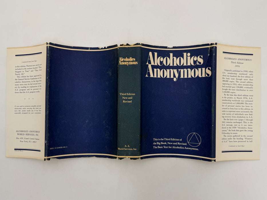 1976 Alcoholics Anonymous Big Book – Third Edition, First Printing – (ODJ)