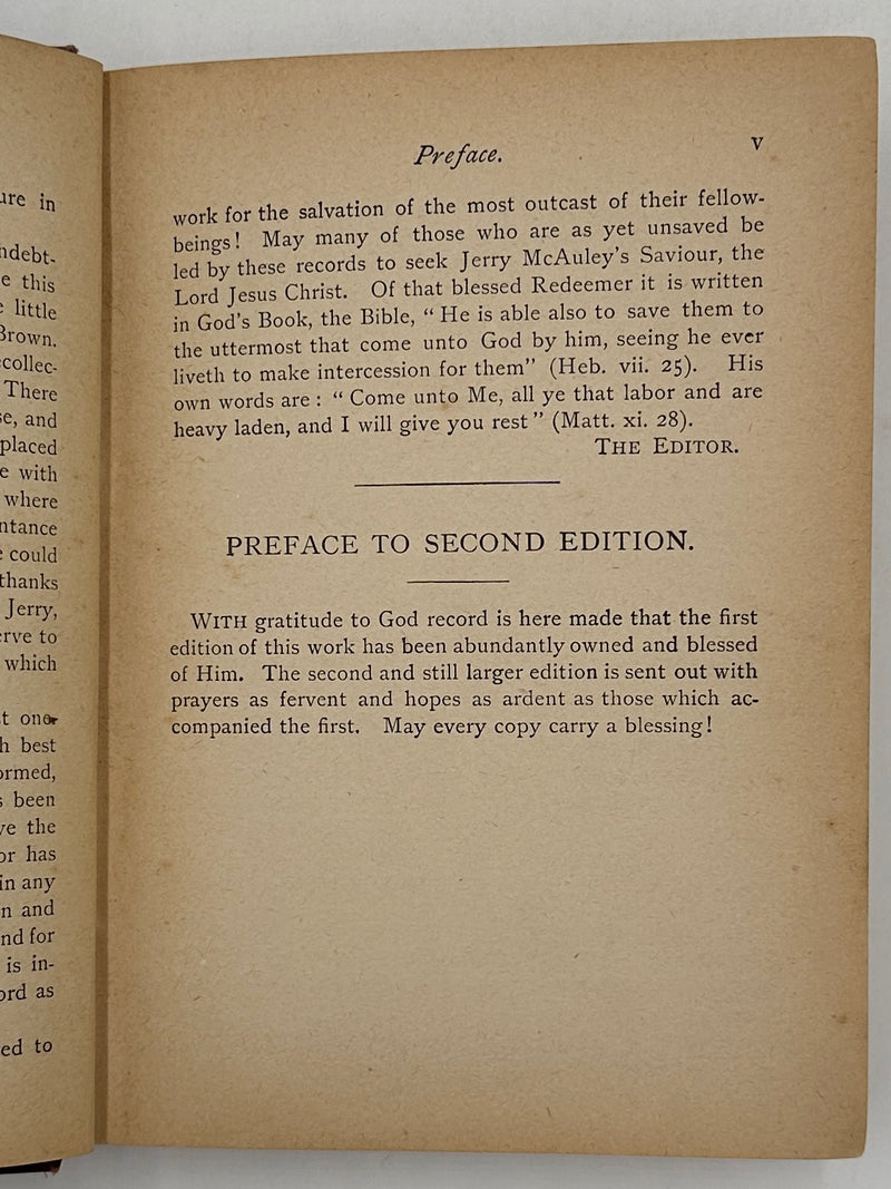 Jerry McAuley An Apostle To The Lost - 2nd Edition