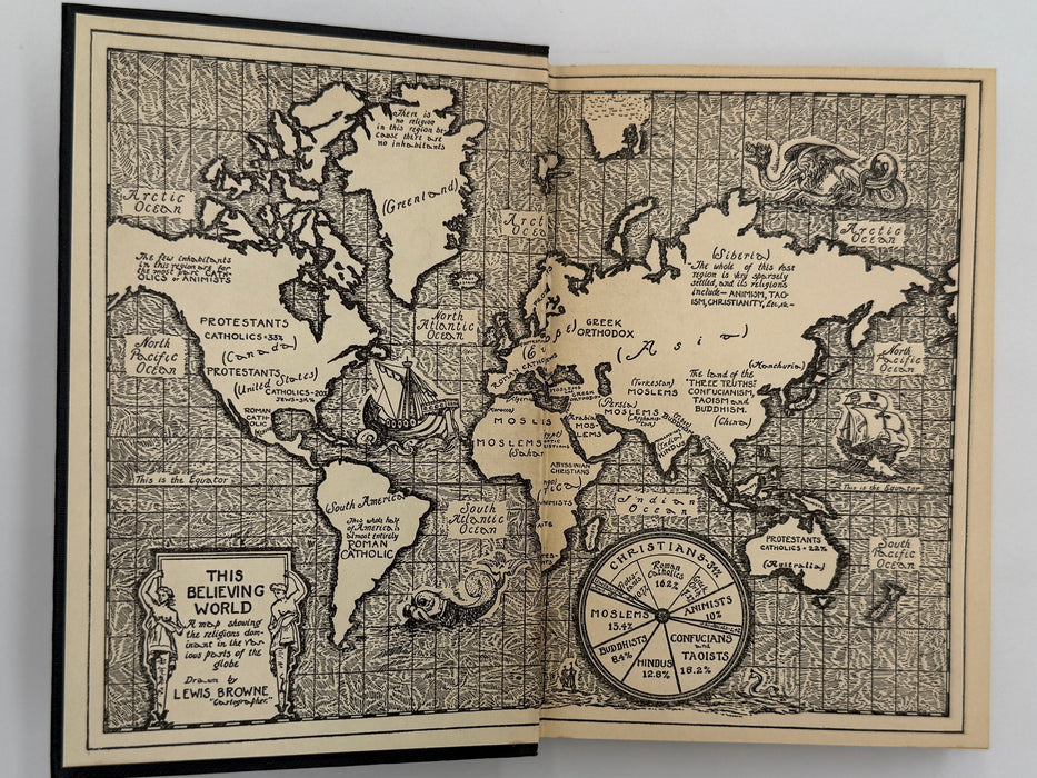 This Believing World by Lewis Browne - 6th Printing from 1953 - ODJ Recovery Collectibles