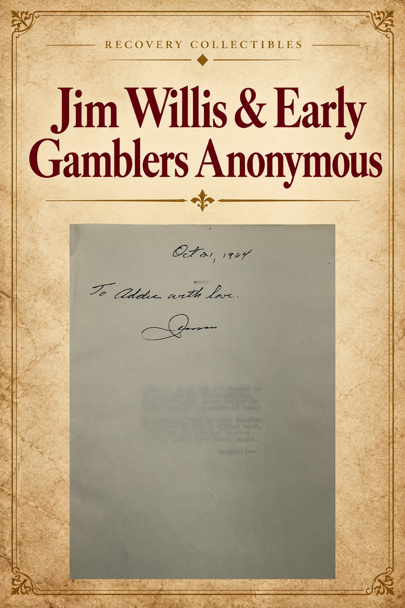 The Jim Willis & Early Gamblers Anonymous Archive