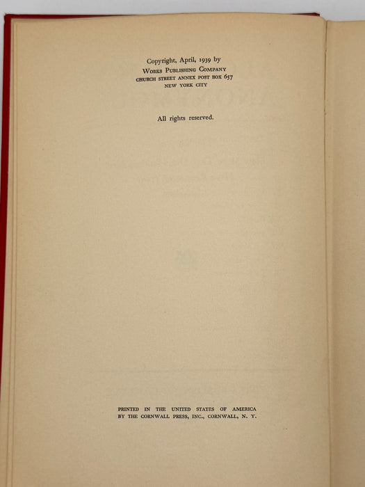 Alcoholics Anonymous (Big Book) — First Edition, First Printing (April 1939)