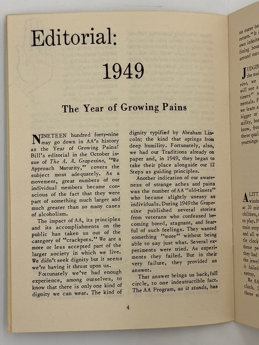 AA Grapevine from January 1950