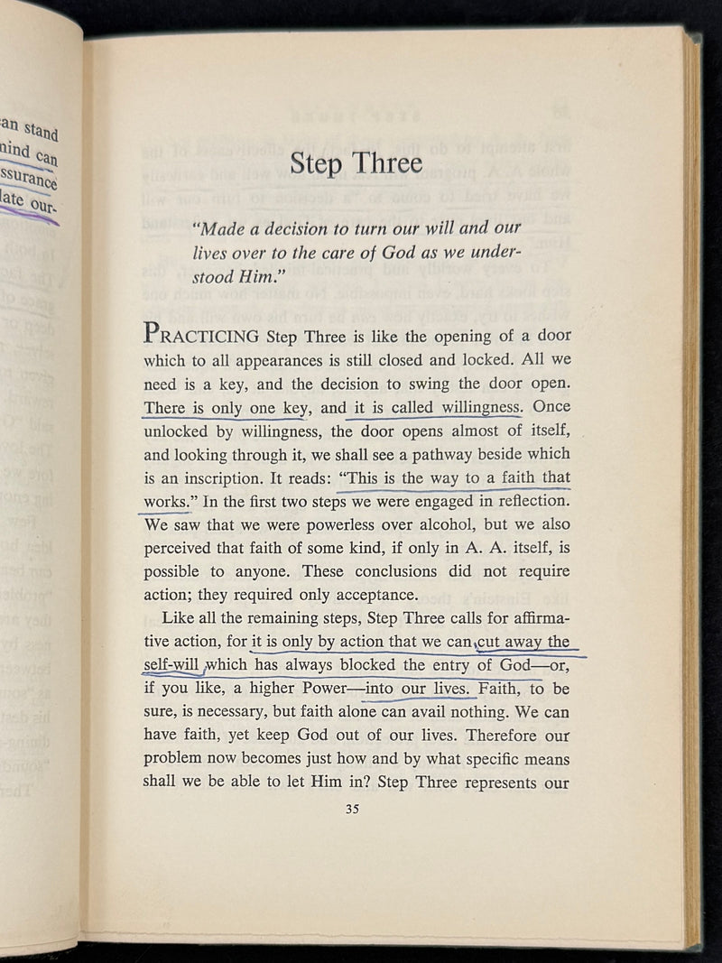 Twelve Steps and Twelve Traditions | Third Printing — December 1958 — RDJ