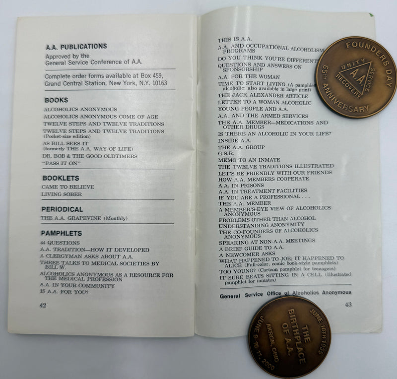 Memo to an inmate who may be alcoholic - 1987