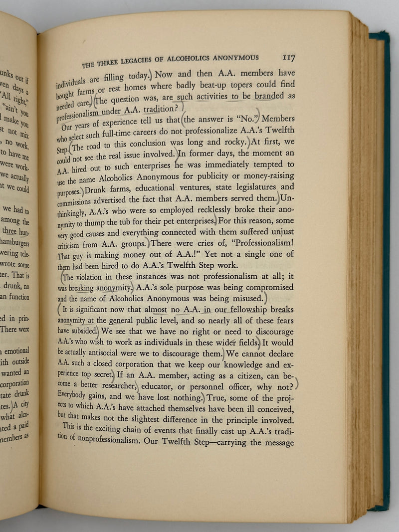 Alcoholics Anonymous Comes of Age — First Edition, First Printing (1957) Harper & Brothers Issue — Original Dust Jacket
