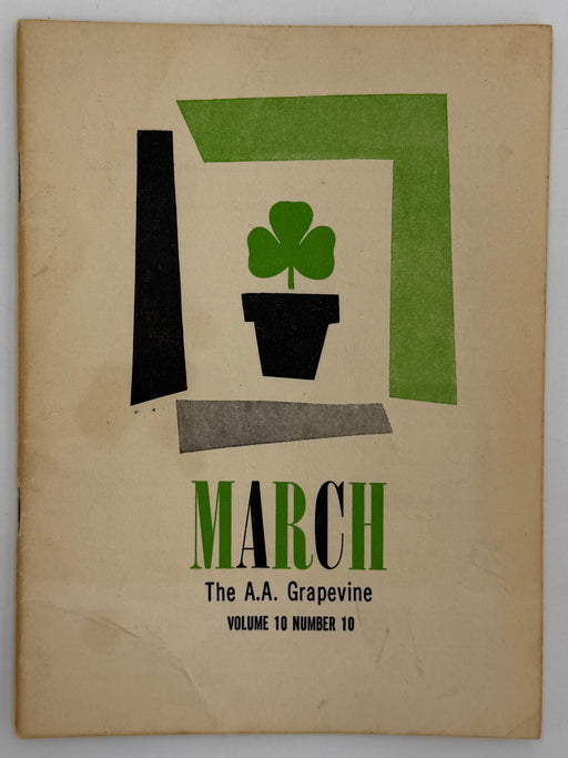 AA Grapevine from March 1954 - Conversion As A Psychological Phenomenon Recovery Collectibles