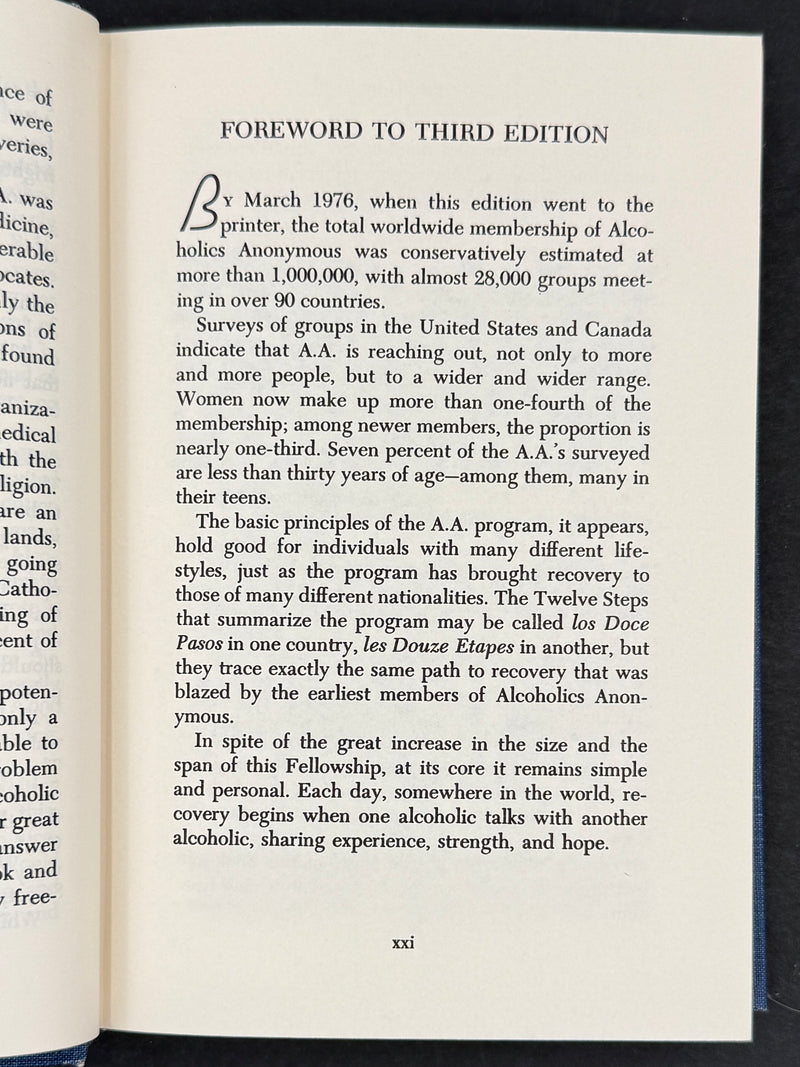 Alcoholics Anonymous — Third Edition, Third Printing (1977)