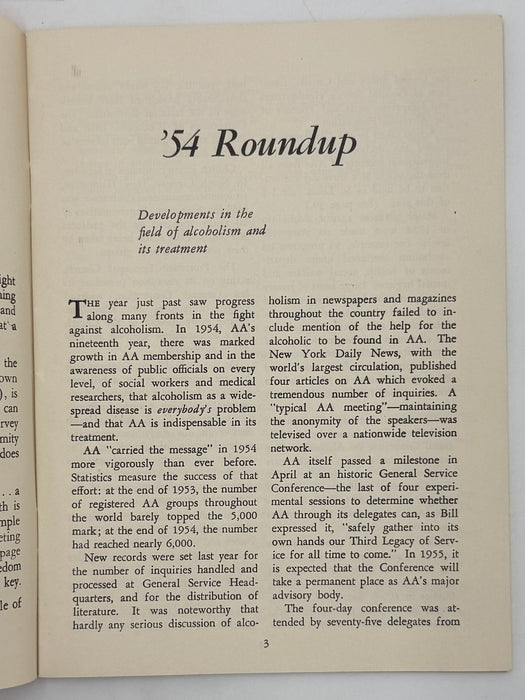 AA Grapevine from February 1955