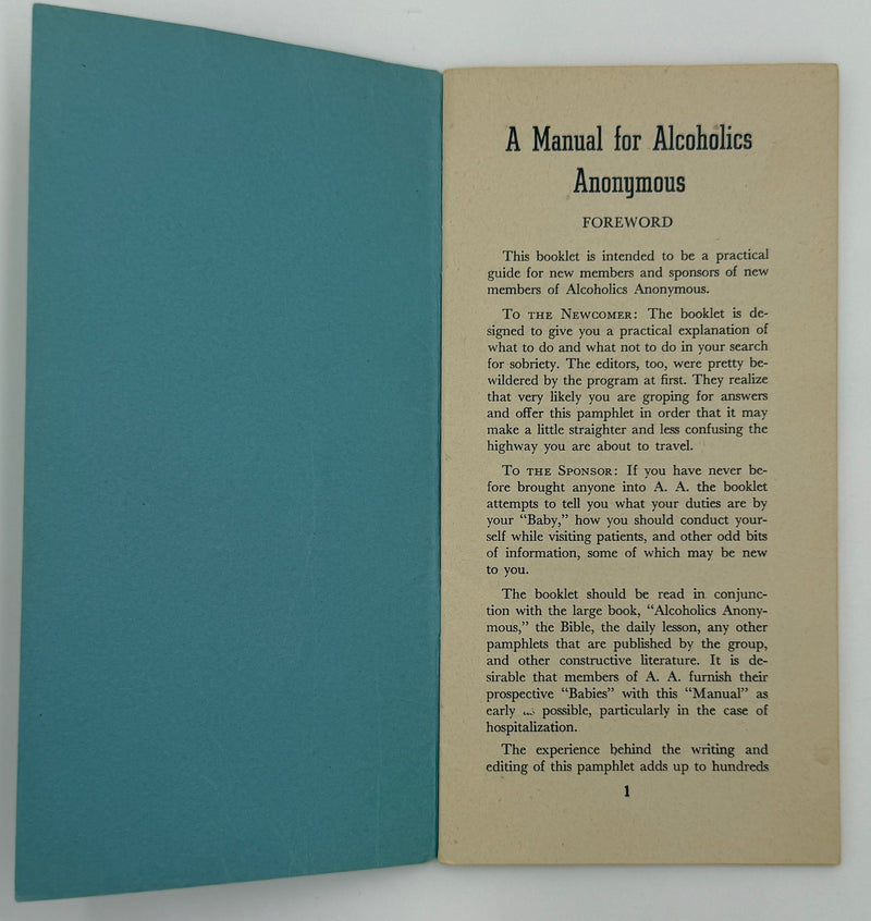AKRON MANUAL for Alcoholics Anonymous - King School Group - 2nd Edition