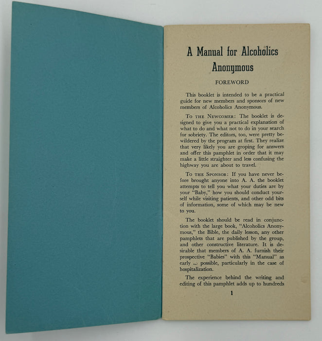 AKRON MANUAL for Alcoholics Anonymous - King School Group - 2nd Edition