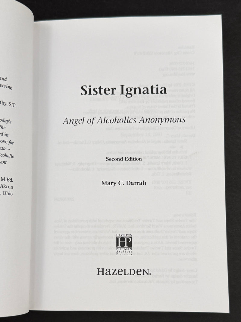 Sister Ignatia: Angel of Alcoholics Anonymous — Mary C. Darrah | Second Edition (2001)