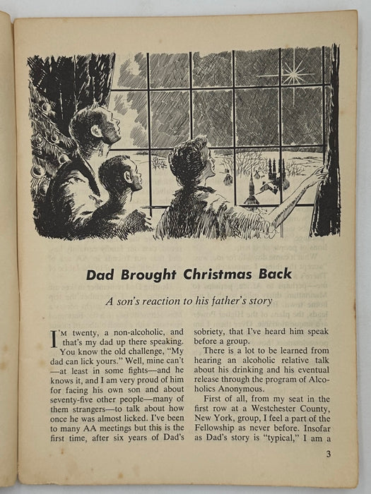 AA Grapevine from December 1961 - Christmas Message from Bill