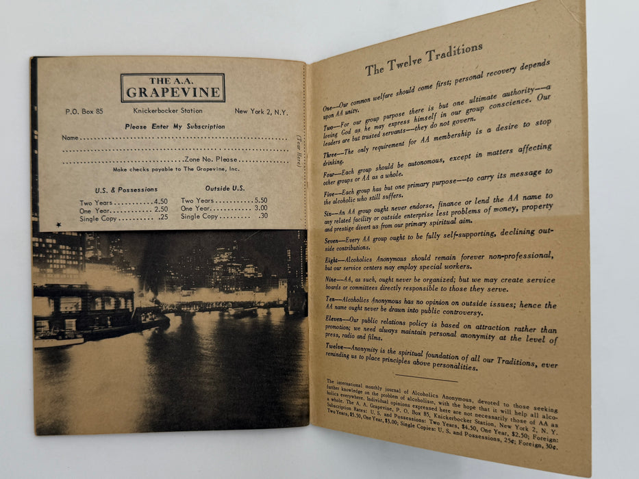 AA Grapevine from September 1951 - Chicago Early History