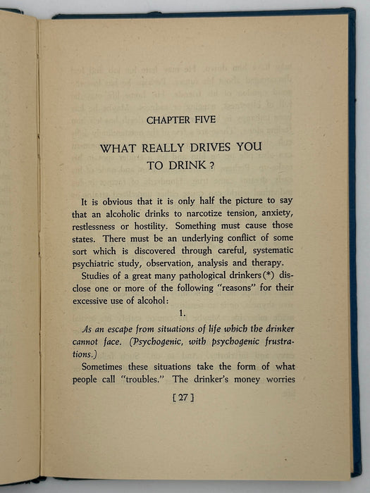 Alcoholics Are Sick People by Robert V. Seliger, M.D.