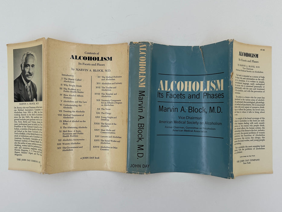 Signed - ALCOHOLISM: Its Facets and Phases by MARVIN A. BLOCK, M.D.