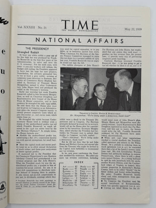 Time Magazine from May 1939 - MRA Week