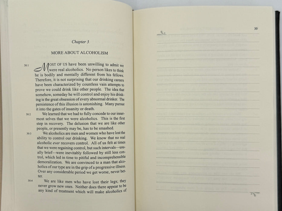 The IWS Study Edition Alcoholics Anonymous Big Book - 1994