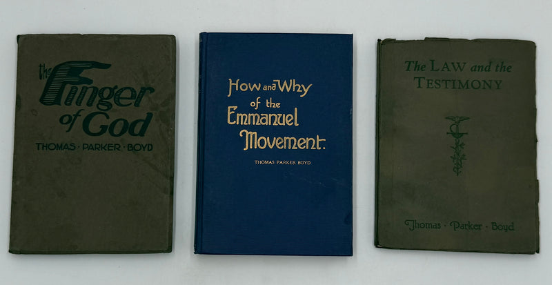 Three Early Works by Thomas Parker Boyd — The Emmanuel Movement & New Thought Tradition