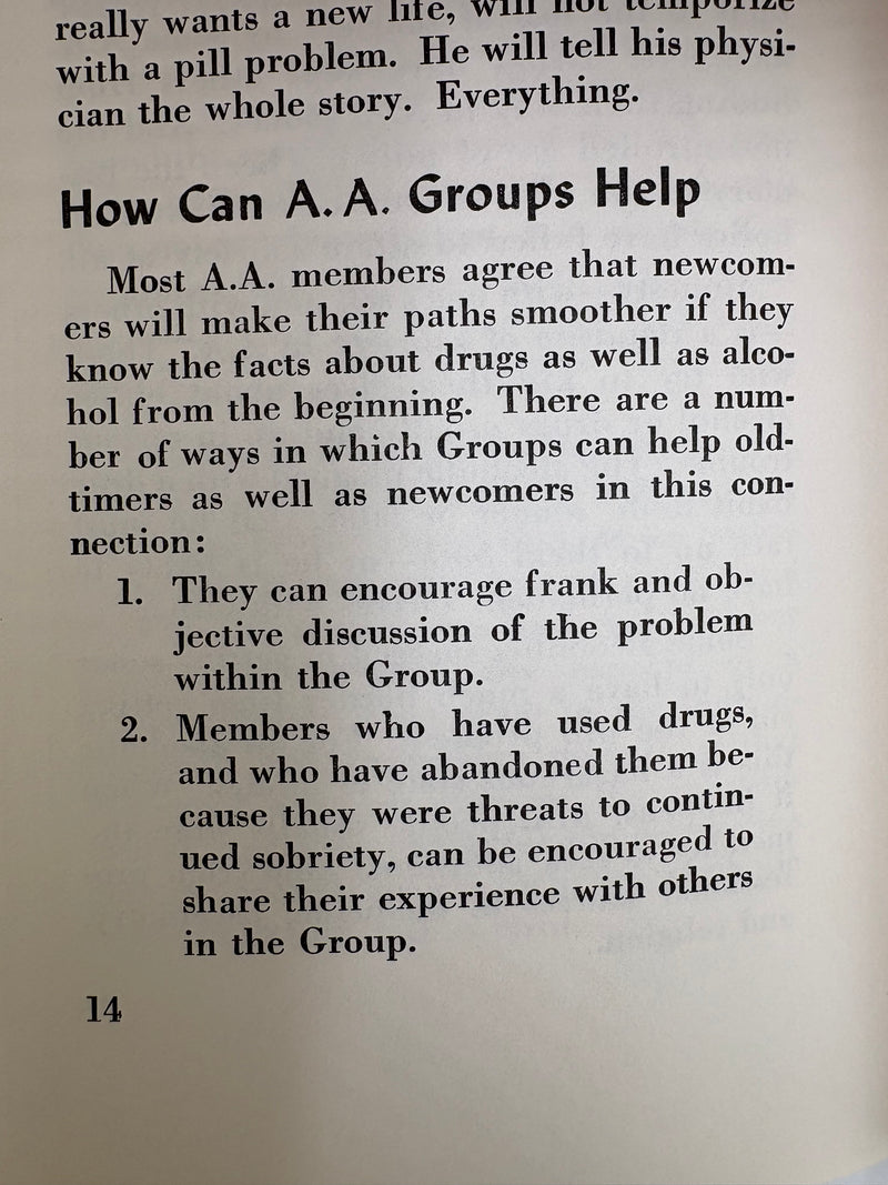 Sedatives, Stimulants, and The Alcoholic - 1964