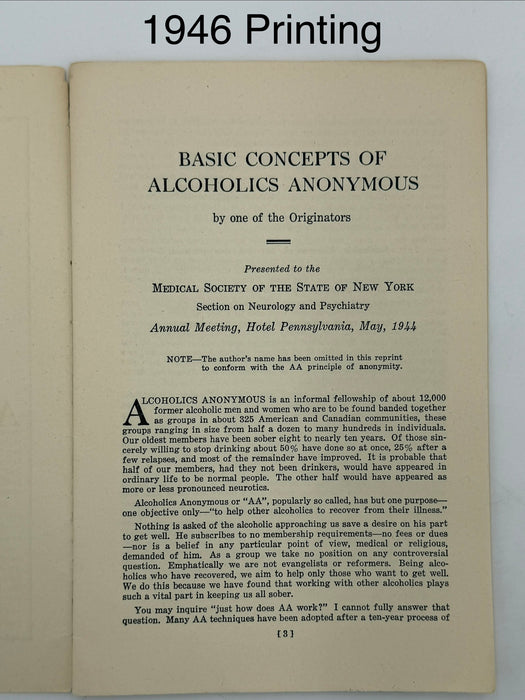 Medicine Looks at Alcoholics Anonymous — 4-Pamphlet Edition Set (1944 / 1946 / 1949 / 1953)