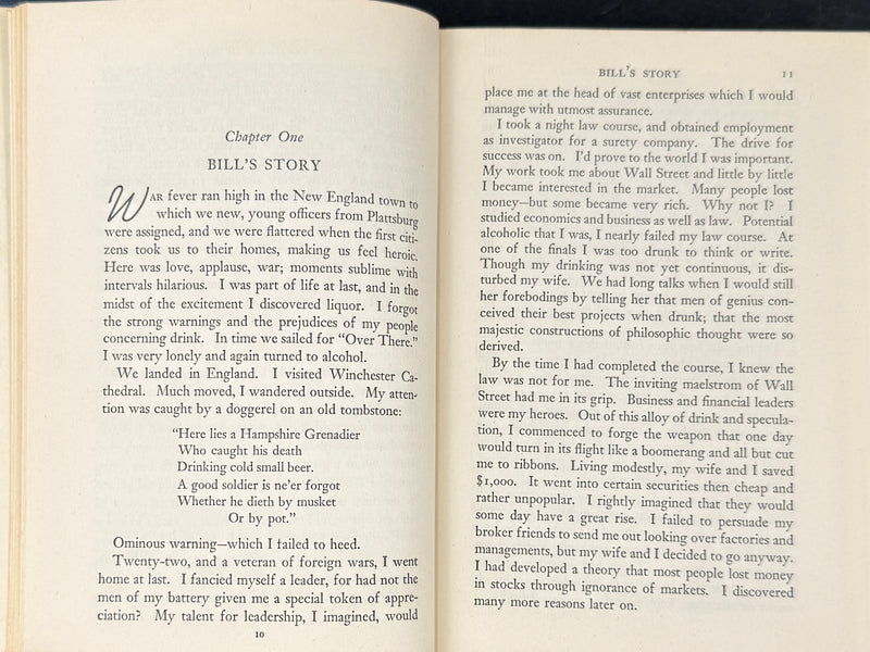 Alcoholics Anonymous First Edition, Fourteenth Printing (July 1951) With Original Dust Jacket