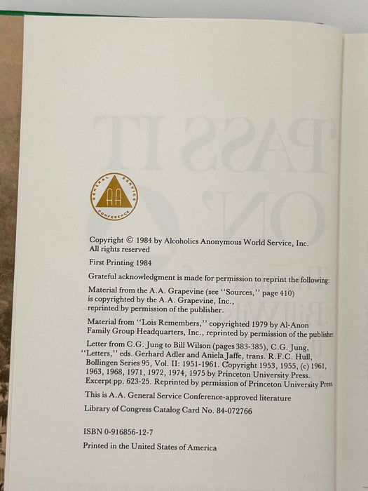 Pass It On - 1984 First Printing - ODJ
