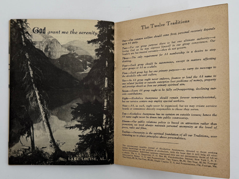 AA Grapevine from May 1951 - Canada Recovery Collectibles