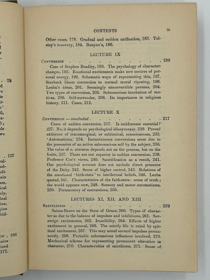 Varieties of Religious Experience by William James - from 1929