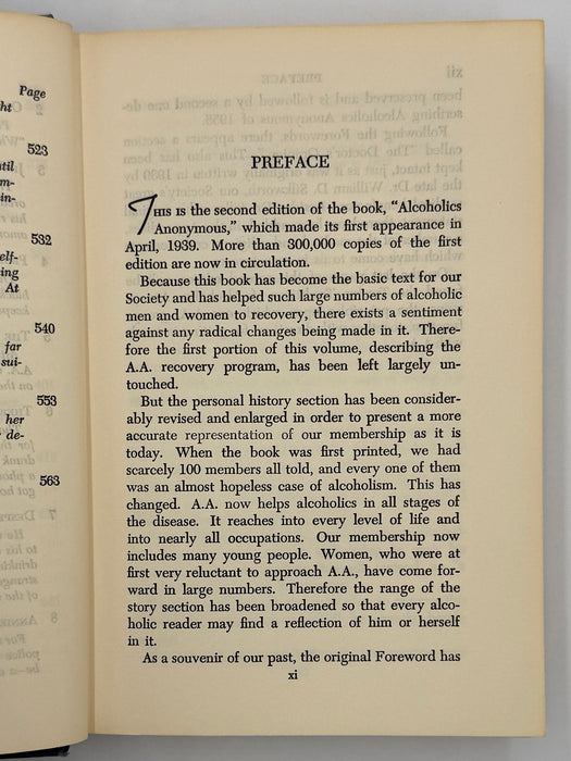 Signed by AA Co-Founder Bill Wilson — 1965 Big Book (Second Edition, 7th Printing) w/ Original Dust Jacket