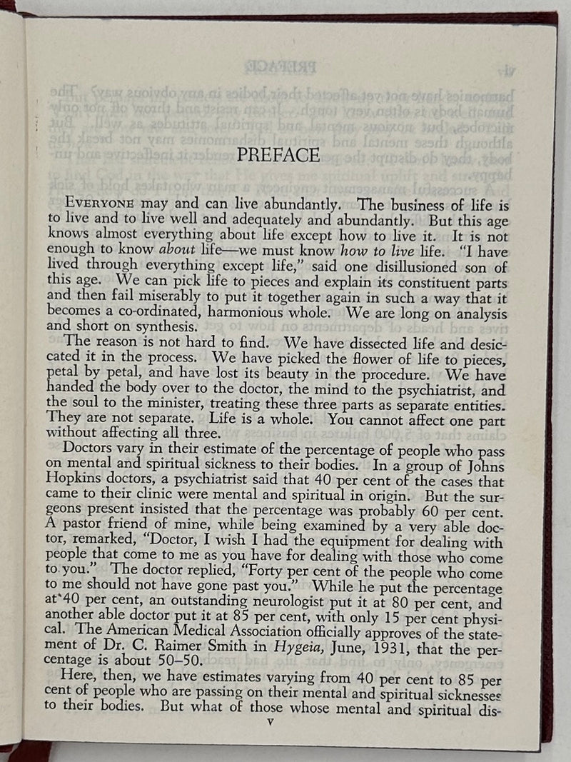 Abundant Living by E. Stanley Jones - 1942