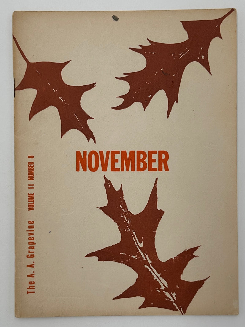 AA Grapevine from November 1955