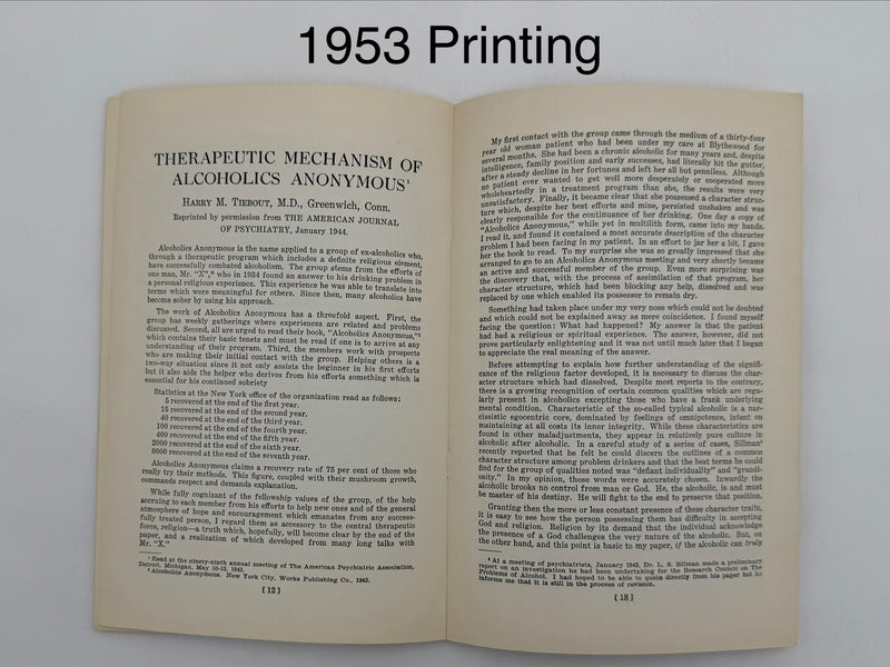 Medicine Looks at Alcoholics Anonymous — 4-Pamphlet Edition Set (1944 / 1946 / 1949 / 1953)
