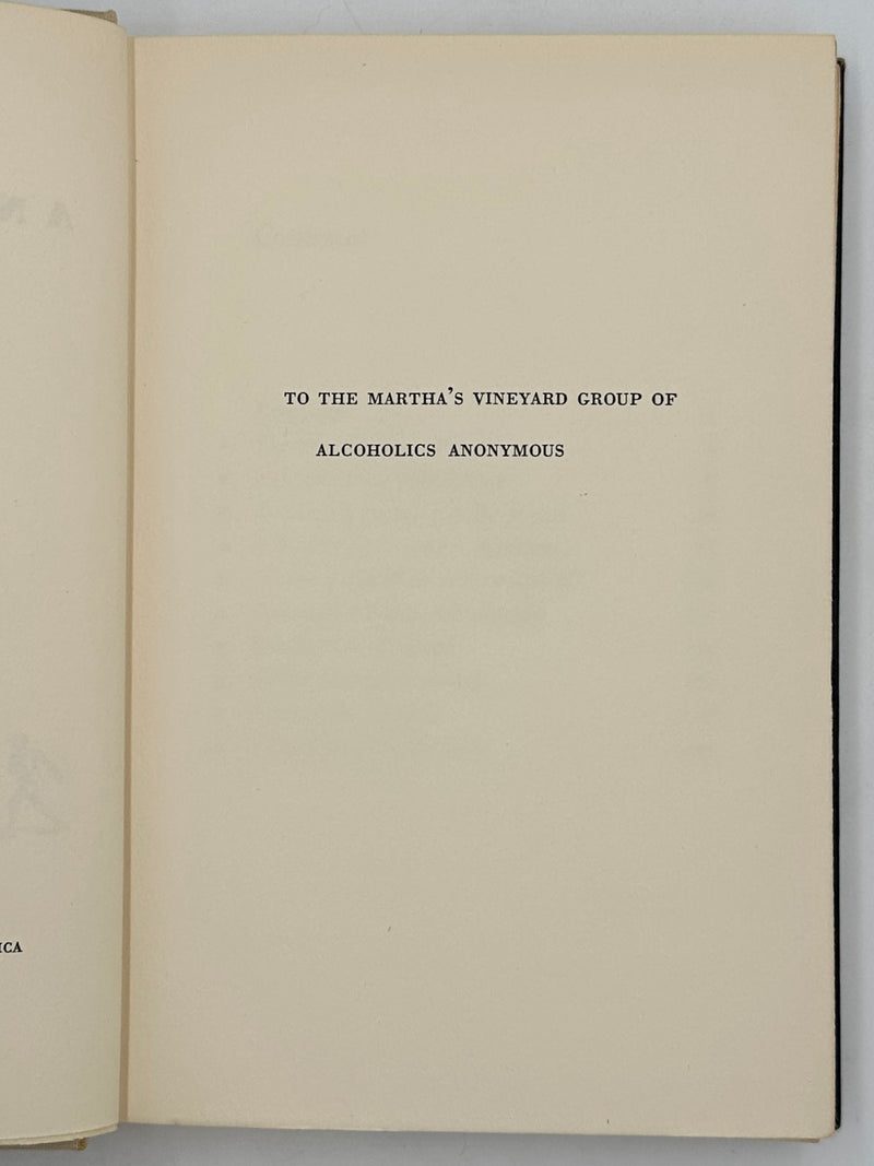 AN ALCOHOLIC to His Sons: AS TOLD To Henry Beetle Hough - First Printing with ODJ