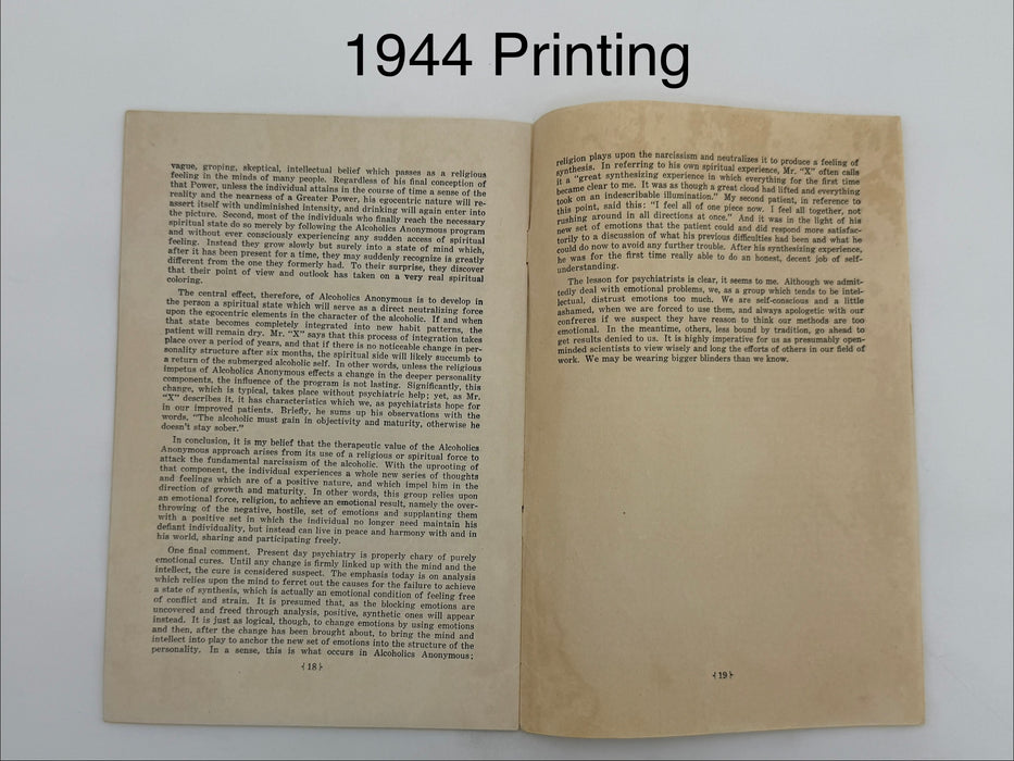 Medicine Looks at Alcoholics Anonymous — 4-Pamphlet Edition Set (1944 / 1946 / 1949 / 1953)