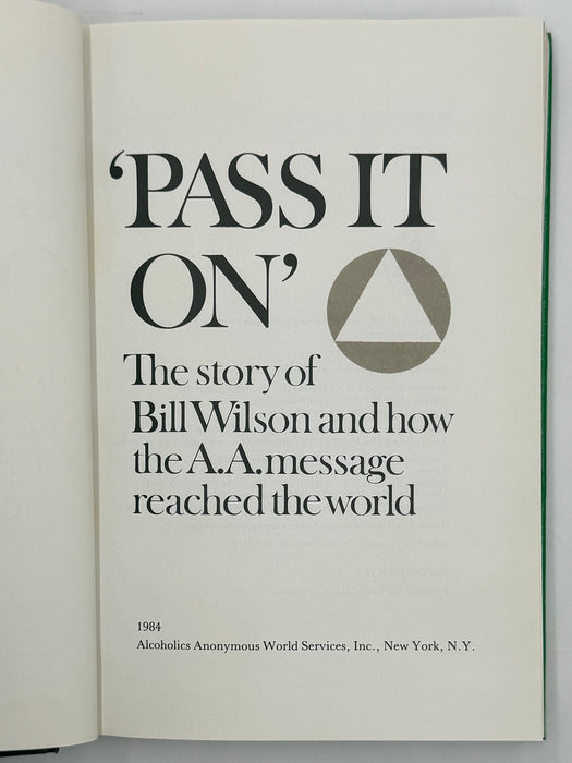 Pass It On - 1984 First Printing - ODJ