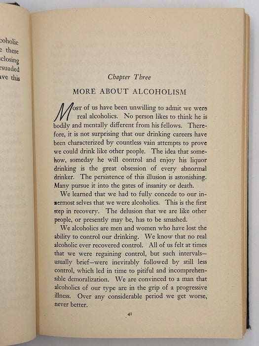 Alcoholics Anonymous First Edition 14th Printing from 1951 - ODJ