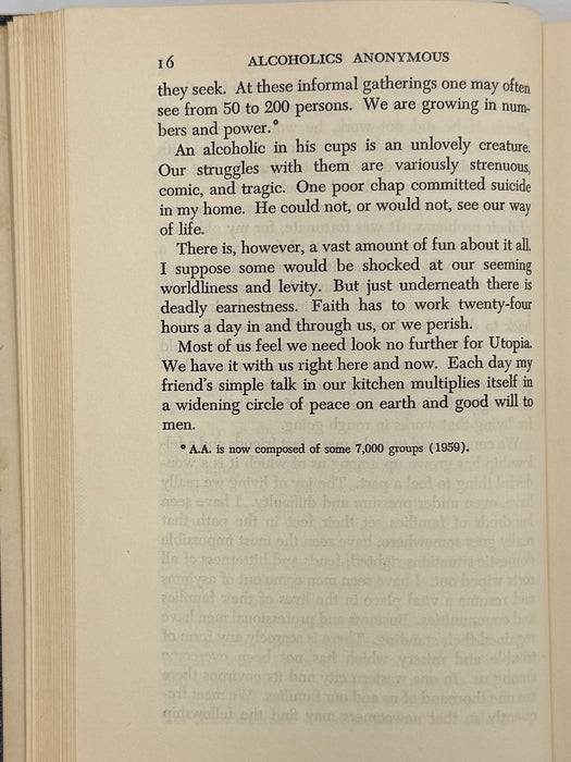 Alcoholics Anonymous Second Edition 3rd Printing with RDJ