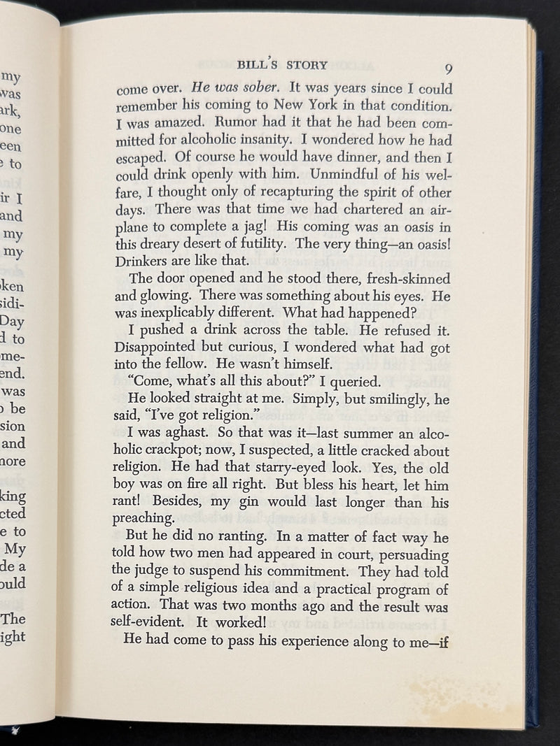 1976 Alcoholics Anonymous Big Book – Third Edition, First Printing – (ODJ)