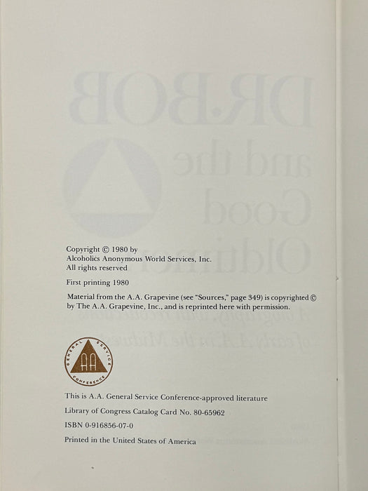 AA History Book Set — Five Essential Volumes of A.A. History