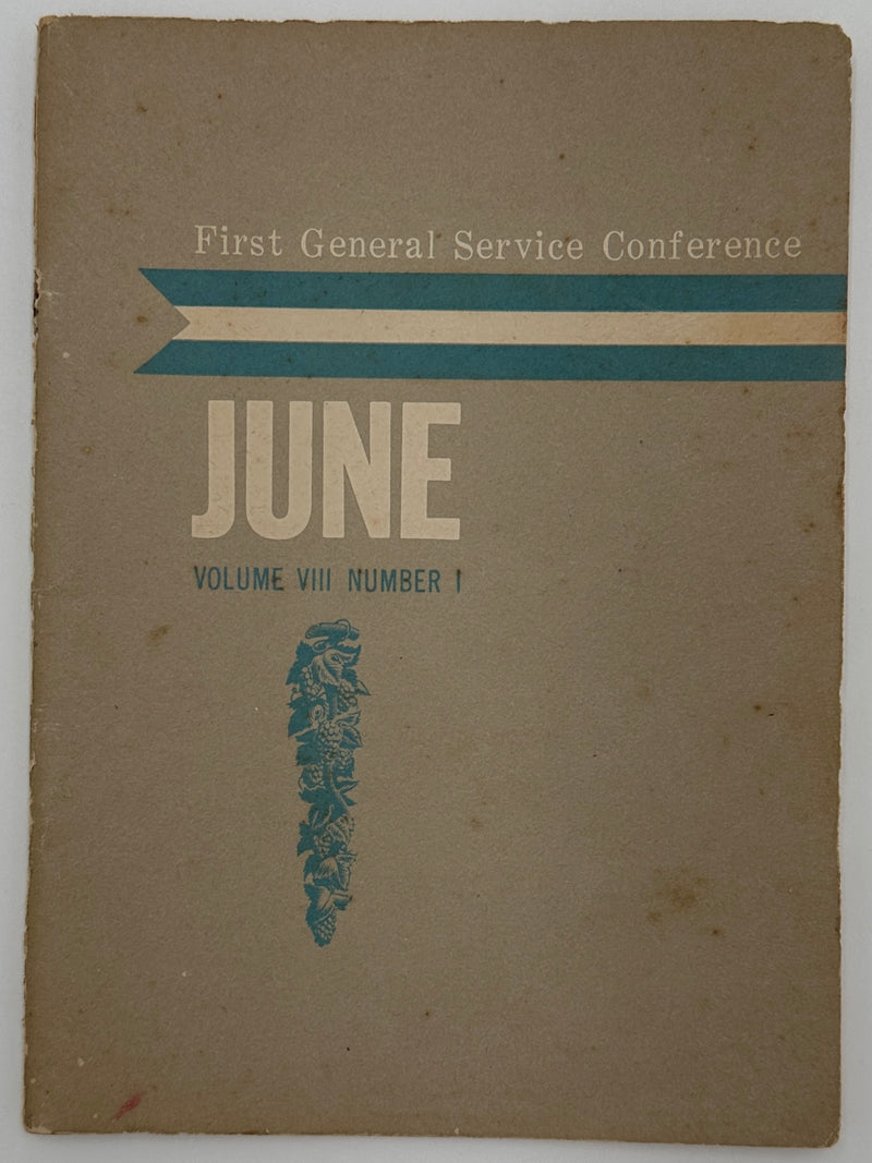 AA Grapevine from June 1951 - First General Service Conference
