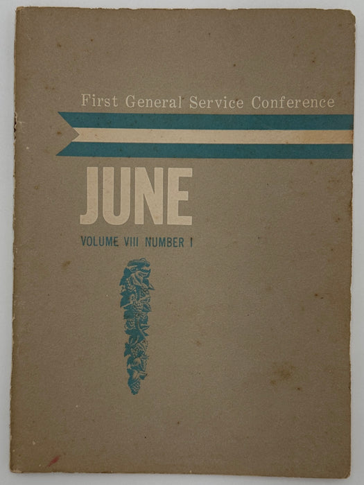 AA Grapevine from June 1951 - First General Service Conference